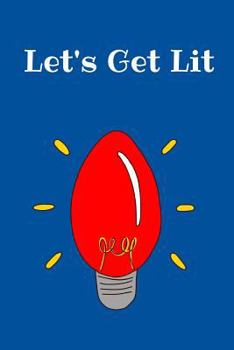 Paperback Let's Get Lit: Christmas Notebook, 100 Pages Book