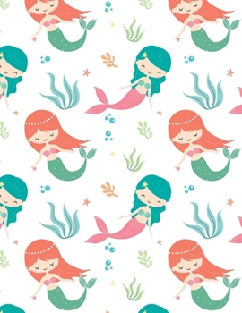 Sketch Book for Kids: Blank White Paper Sketch Pad, Unlined Sheets, Unruled Pages For Sketching, Drawing, Doodling Artist Sketchbook Journal Notebook ... Children Girls Boys Women Student, Mermaid