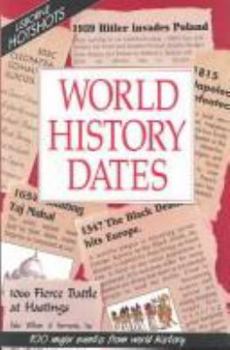 Paperback World History Dates Book