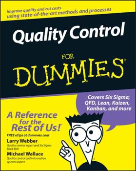 Paperback Quality Control for Dummies Book