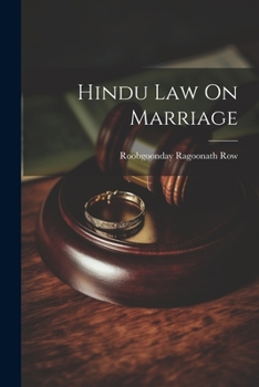 Paperback Hindu Law On Marriage Book