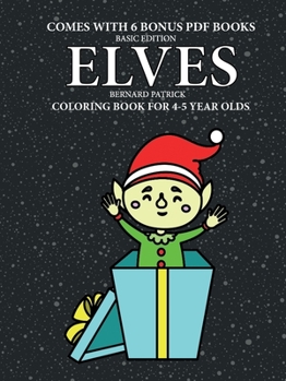 Paperback Coloring Book for 4-5 Year Olds (Elves) Book