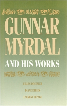 Hardcover Gunnar Myrdal and His Works Book