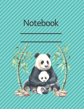 Notebook: Cute Panda - Lined Notebook Journal - 120 pages - Standart (8.5 x 11 inches)