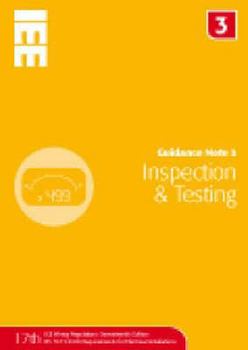 Paperback Guidance Note 3: Inspection & Testing Book