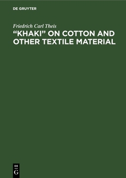 Hardcover "Khaki" on Cotton and Other Textile Material Book