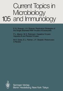 Paperback Current Topics in Microbiology and Immunology: Volume 105 Book