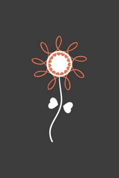 Writing About My Health Journey with Complex Regional Pain Syndrome: College Ruled Notebook (Orange Awareness Ribbon Flower Cover)