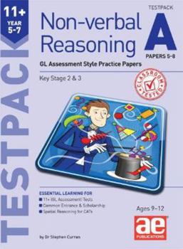 Paperback 11+ Non-verbal Reasoning Year 5-7 Testpack A Papers 5-8: GL Assessment Style Practice Papers Book