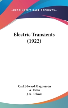 Hardcover Electric Transients (1922) Book