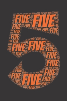 Paperback Five: Notebook, Journal - Dot grid, Dotted, Dot - 120 Pages DIN A5 (6x9 inches) - Notes, Drawings, Planer, Diary, Organizati Book