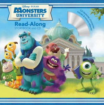 Paperback Monsters University Read-Along Storybook [With CD (Audio)] Book