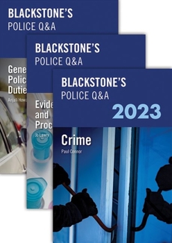 Paperback Blackstone's Police Q&A Three Volume Set 2023 Book