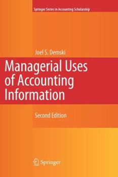 Paperback Managerial Uses of Accounting Information Book