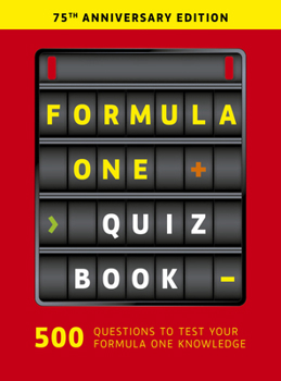 Paperback Formula One Quiz Book: 75th Anniversary Edition Book