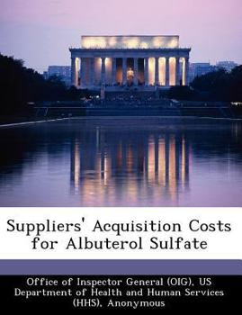 Paperback Suppliers' Acquisition Costs for Albuterol Sulfate Book