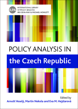 Hardcover Policy Analysis in the Czech Republic Book