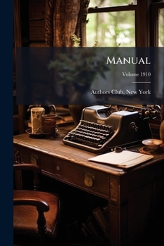 Paperback Manual; Volume 1910 Book