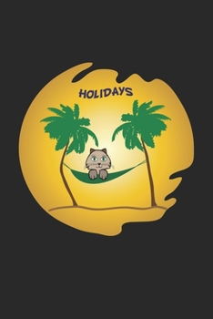 Paperback Holidays: Journal, Diary - Gift Idea for Cat Lovers - blank pages - 6x9 - 120 pages Book