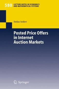 Paperback Posted Price Offers in Internet Auction Markets Book