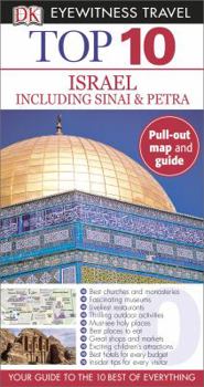 Paperback Top 10 Israel Including Sinai & Petra [With Map] Book