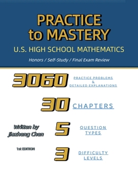 Paperback Practice to Mastery: U.S. High School Mathematics Book