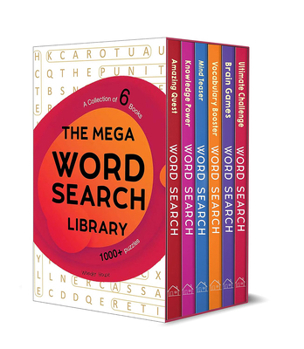 Misc. The Mega Word Search Library: Gift Boxset for Kids (a Collection of 6 Books) Book
