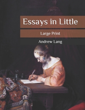 Paperback Essays in Little: Large Print Book
