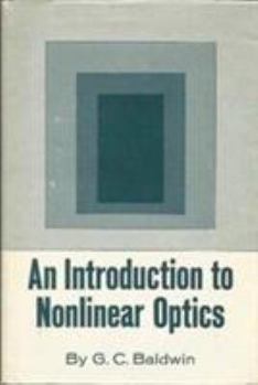 Hardcover An Introduction to Nonlinear Optics Book