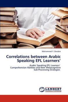 Paperback Correlations Between Arabic Speaking Efl Learners' Book