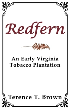 Paperback Redfern: An Early Virginia Tobacco Plantation Book