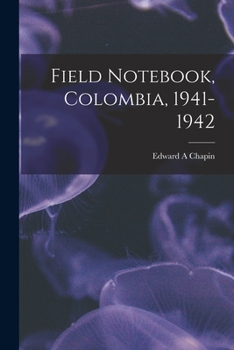 Paperback Field Notebook, Colombia, 1941-1942 Book
