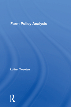 Paperback Farm Policy Analysis Book