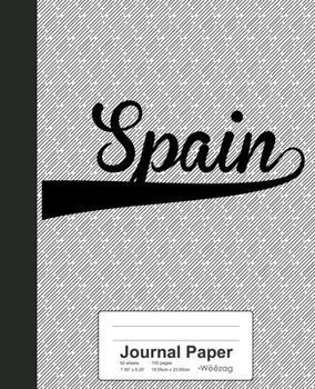 Paperback Journal Paper: SPAIN Notebook Book