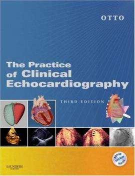 Hardcover Practice of Clinical Echocardiography: Text with DVD-ROM Book