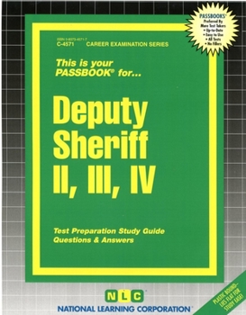 Spiral-bound Deputy Sheriff II, III, IV Book