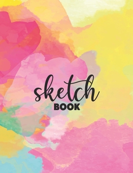 Paperback Sketchbook Journal for Girls: 120 Pages of 8.5"x11" Blank Paper for Drawing, Sketching and Creative Doodling. Personalized Artist Notebook and Sketc Book