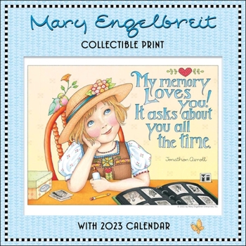 Calendar Mary Engelbreit's 2023 Collectible Print with Wall Calendar Book