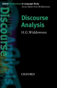 Paperback Discourse Analysis Book
