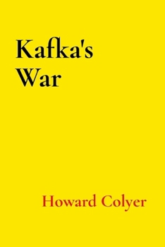 Paperback Kafka's War Book