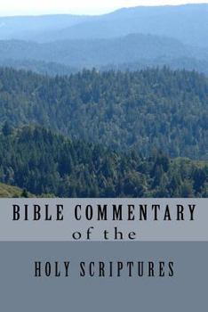 Paperback Bible Commentary of The Holy Scriptures in English Book
