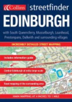 Paperback Edinburgh Colour Streetfinder Atlas Book