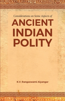 Paperback Considerations on Some Aspects of ANCIENT INDIAN POLITY Book