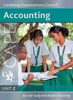 Paperback Accounting Cape Unit 2 a Caribbean Examinations Council Study Guide Book