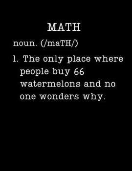 Math: Teacher Appreciation Gifts - 2020 Weekly Planner: A 52-Week Calendar (Definition, Humor)