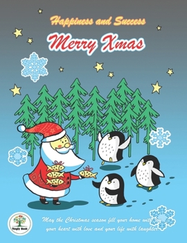 Happiness and Success Merry Xmas: Bullet Planner 2020 and Notebook Chrismas Theme, Santa cover design