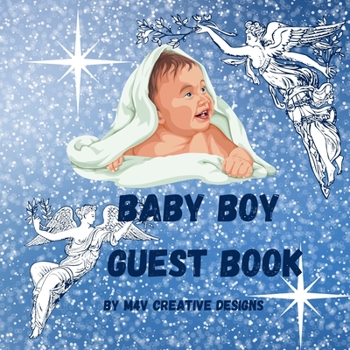 Paperback Baby boy guest book