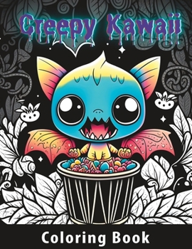 Paperback Creepy Kawaii Coloring Book: 40 Unique Pages of Horror-Themed Kawaii Creatures for Teens and Adults Book