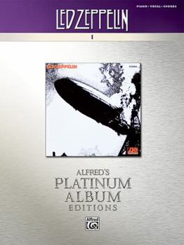 Paperback Led Zeppelin -- I Platinum: Piano/Vocal/Chords Book