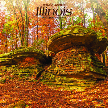 Calendar Illinois Wild & Scenic 2023 Square Book